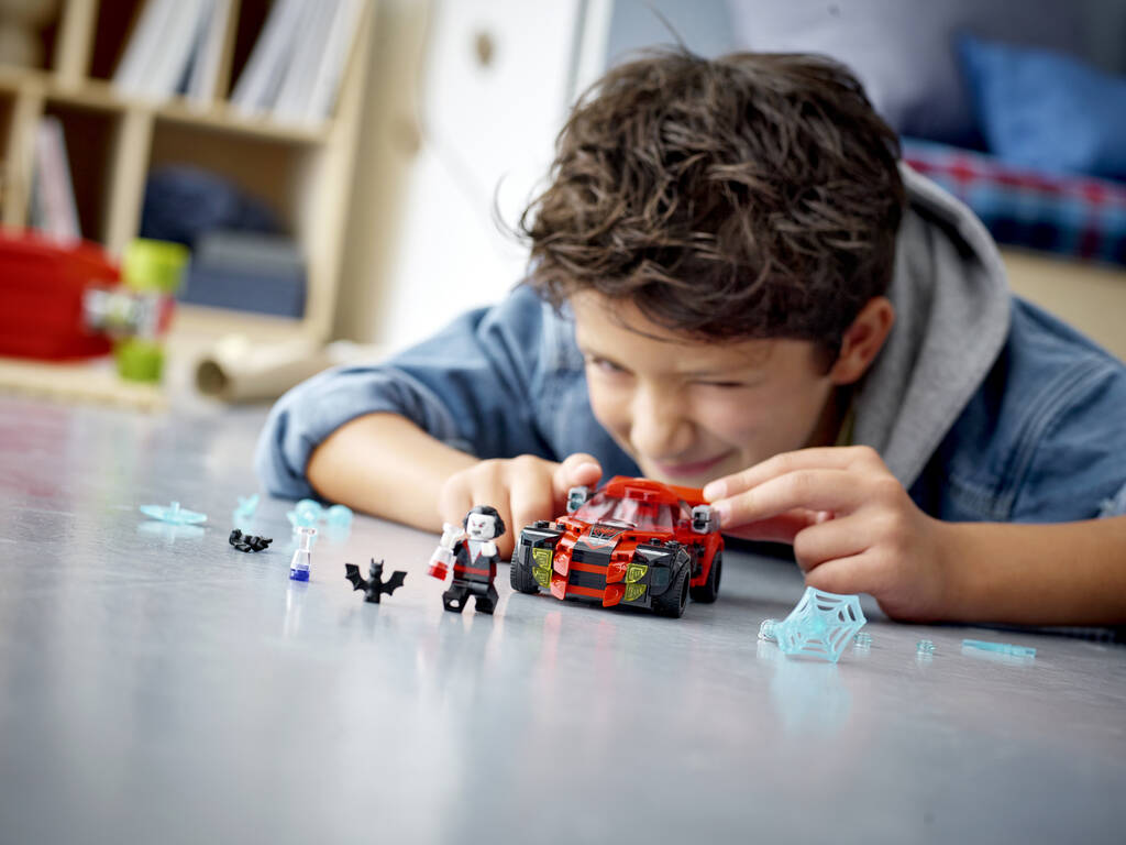 Lego Marvel Miles Morales Vs. Morbius 76244