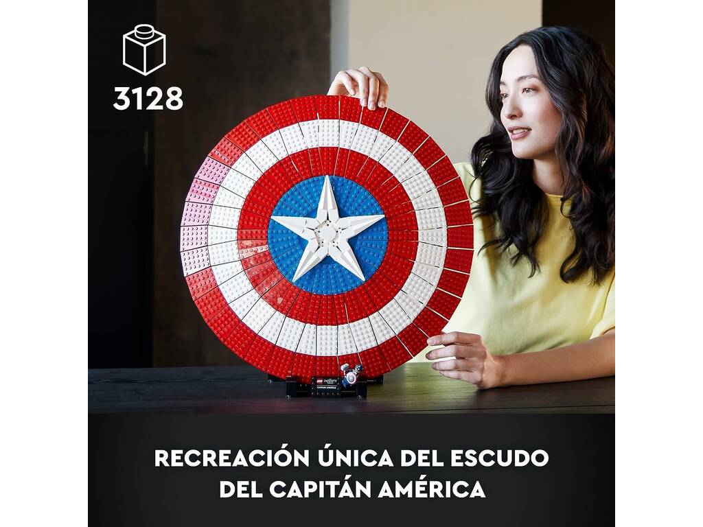 Lego Marvel Escudo del Capitán América 76262