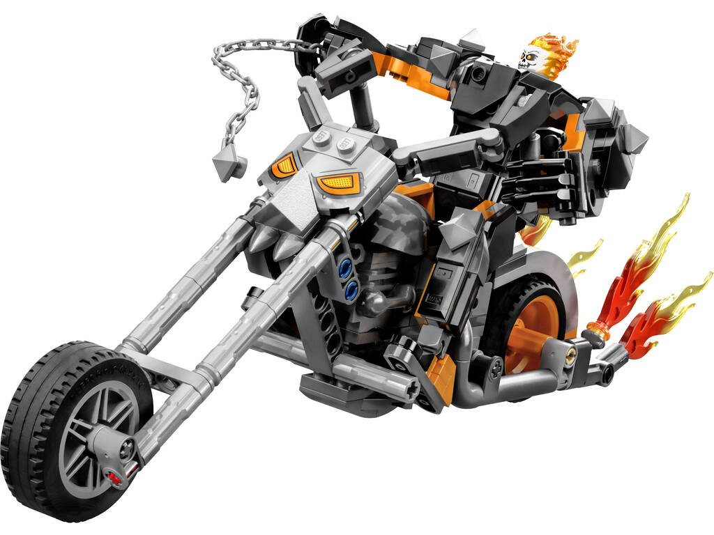 Lego Marvel Meca e Moto do Motorista Fantasma 76245