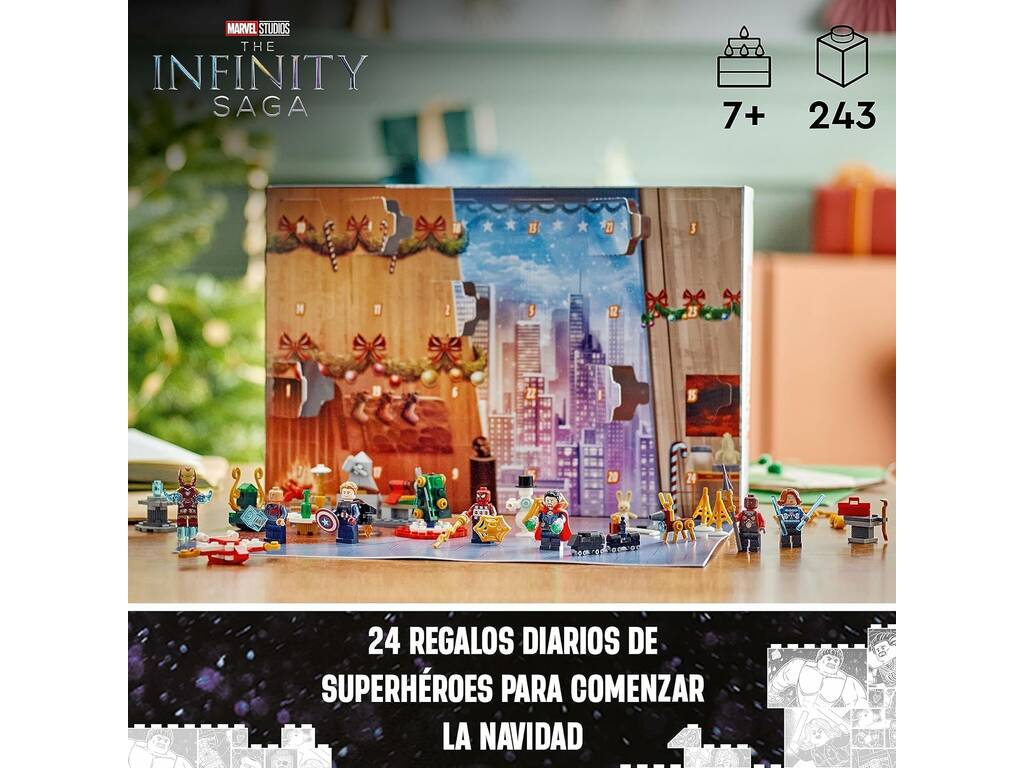 Lego Marvel Calendário de Adviento 76267