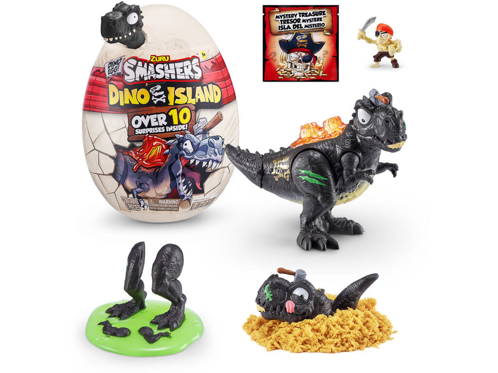 Smashers Dino Island Uovo a sorpresa Bizak 62367486