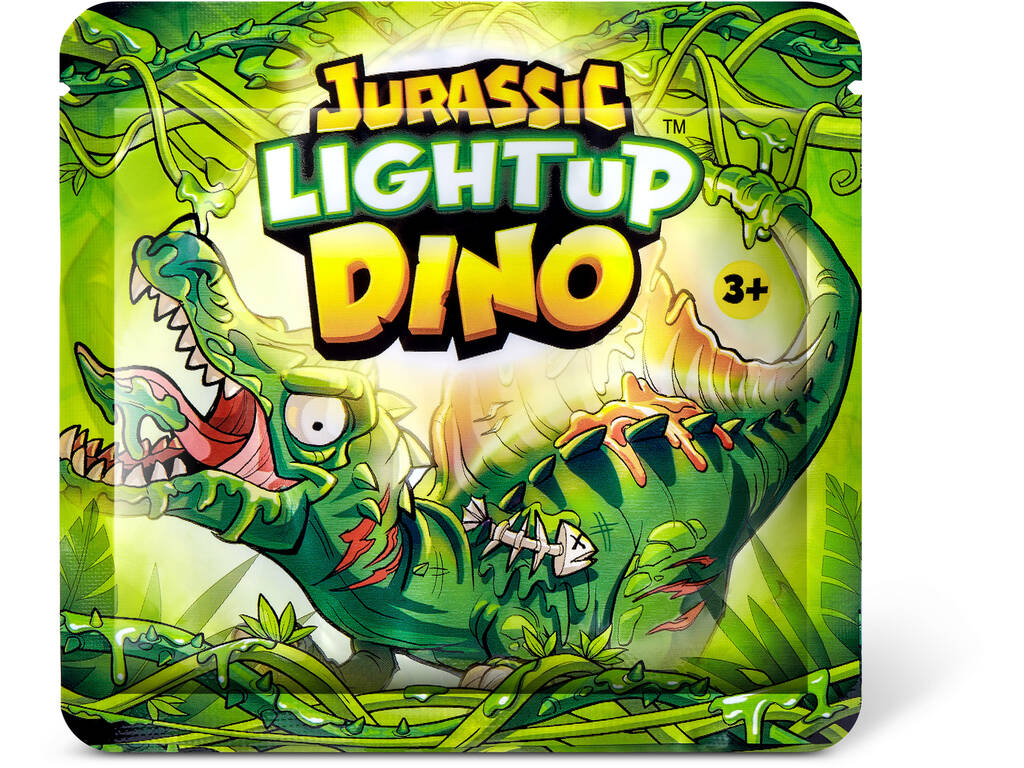 Smashers Dino Jurassic Lightup Dino Uovo a sorpresa Bizak 62367417