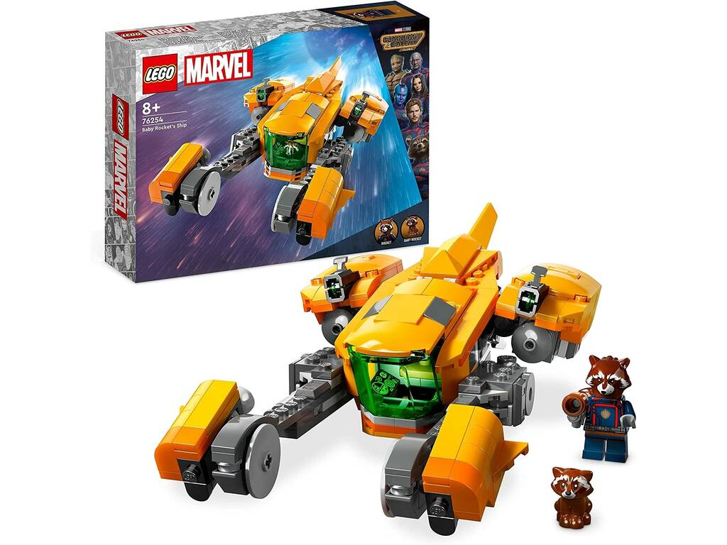 Lego Marvel Guardians of the Galaxy Volume 3 Baby Rocket Ship 76254