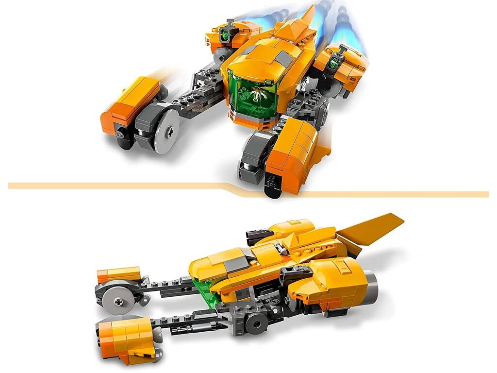 Lego Marvel Guardians of the Galaxy Volume 3 Baby Rocket Ship 76254
