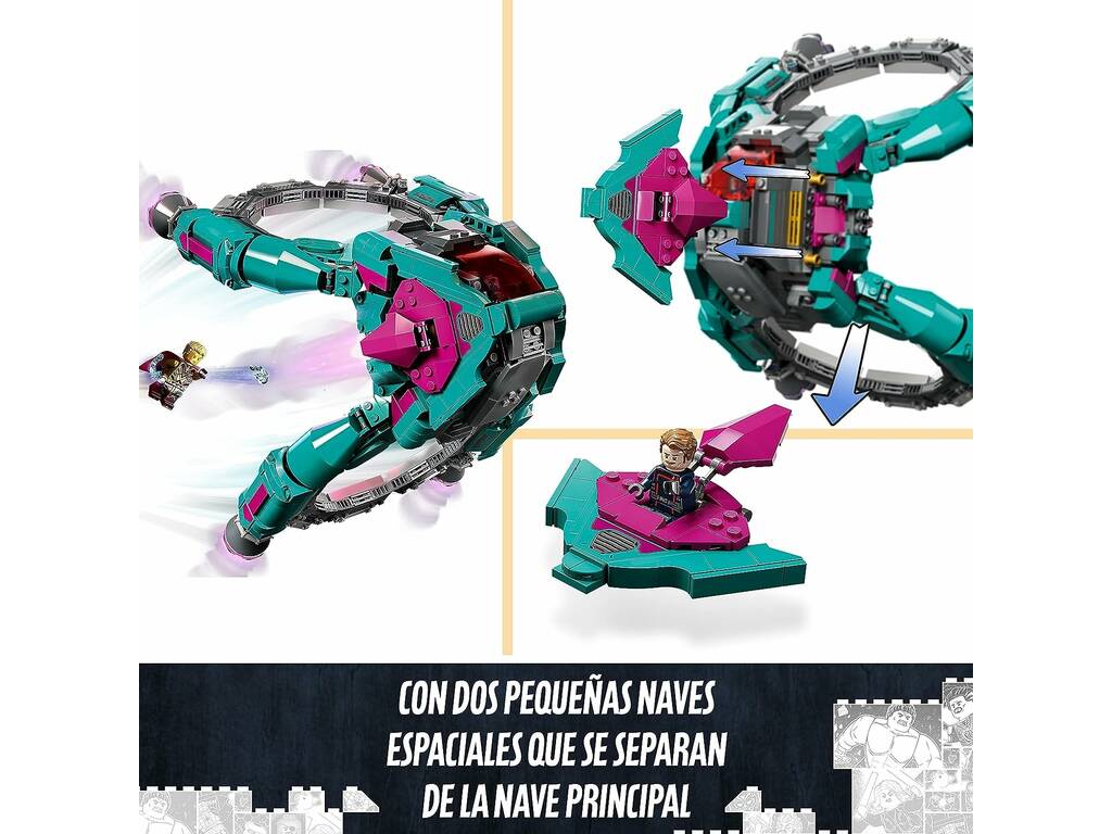 Lego Marvel Les Gardiens de la Galaxie Nouveau Navire de Garde 76255