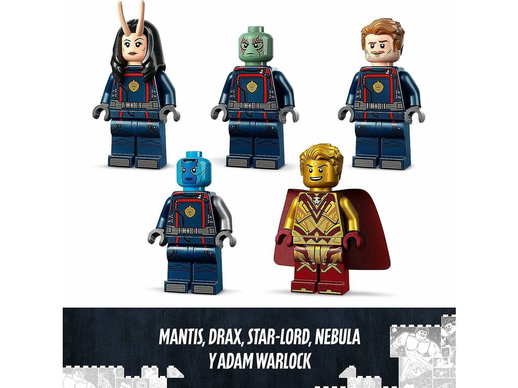 Lego Marvel Les Gardiens de la Galaxie Nouveau Navire de Garde 76255