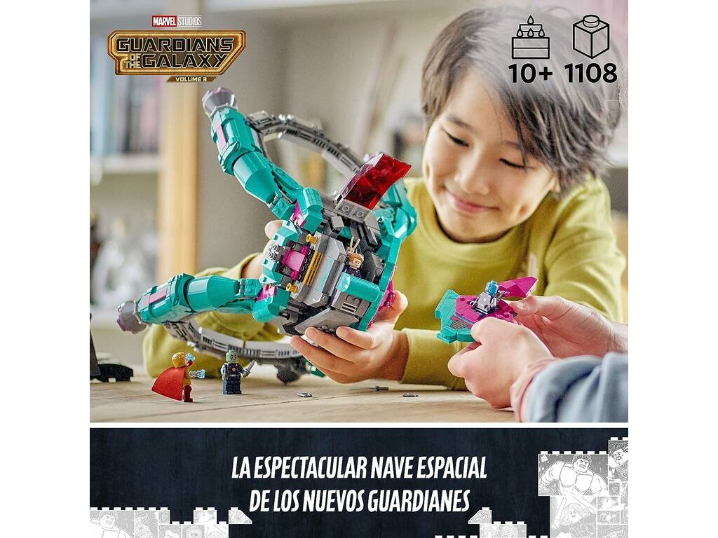 Lego Marvel Les Gardiens de la Galaxie Nouveau Navire de Garde 76255