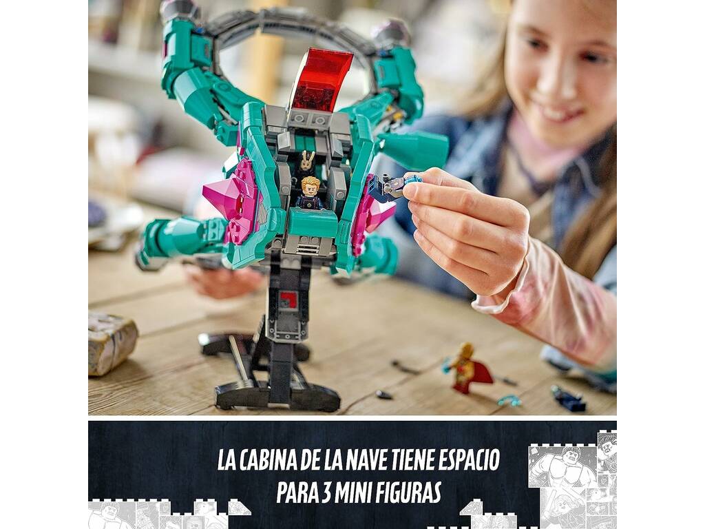 Lego Marvel Les Gardiens de la Galaxie Nouveau Navire de Garde 76255