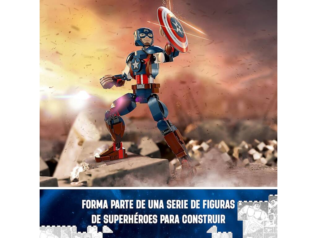 Figurine Lego Marvel Avengers : Captain America 76258