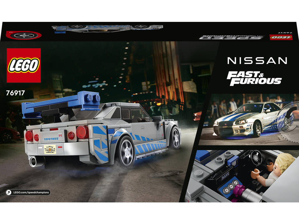 Lego Speed Champions Nissan Skyline GT-R di 2 Fast 2 Furious 76917