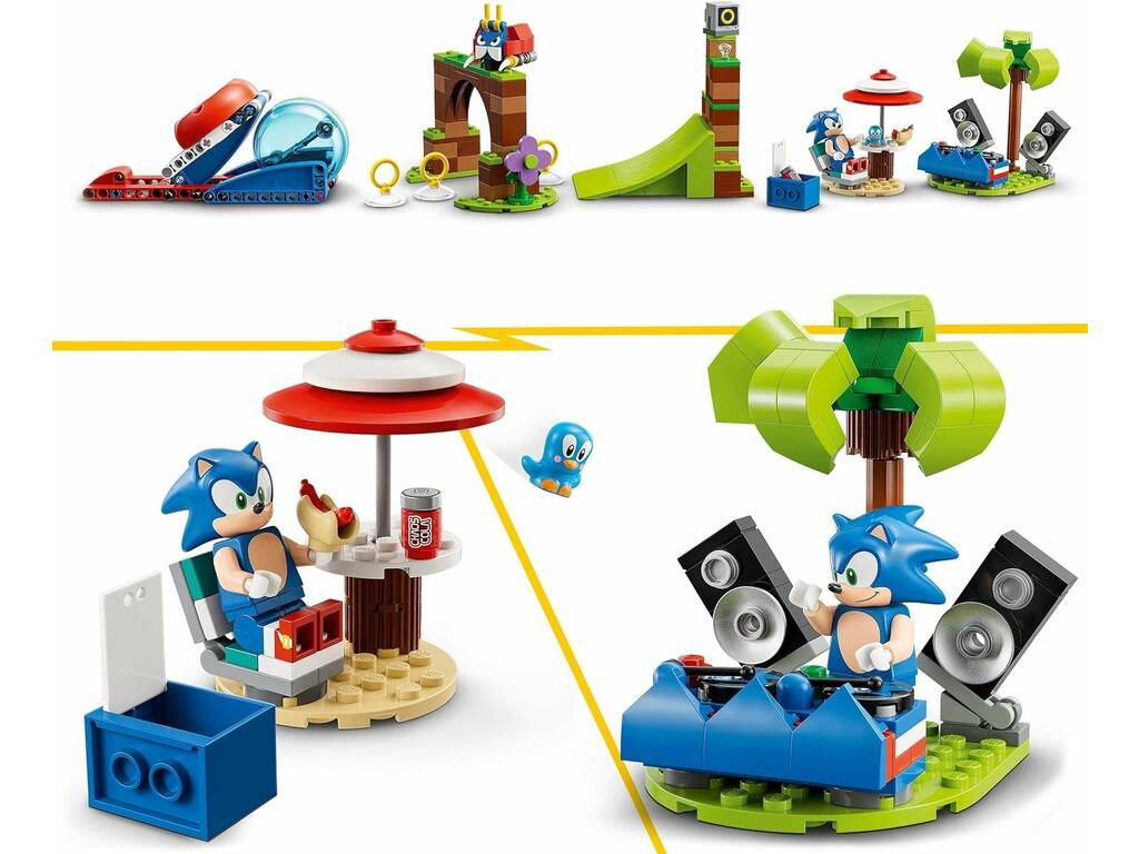 Lego Sonic The Hedgehog: Desafio da Esfera de Velocidade 76990