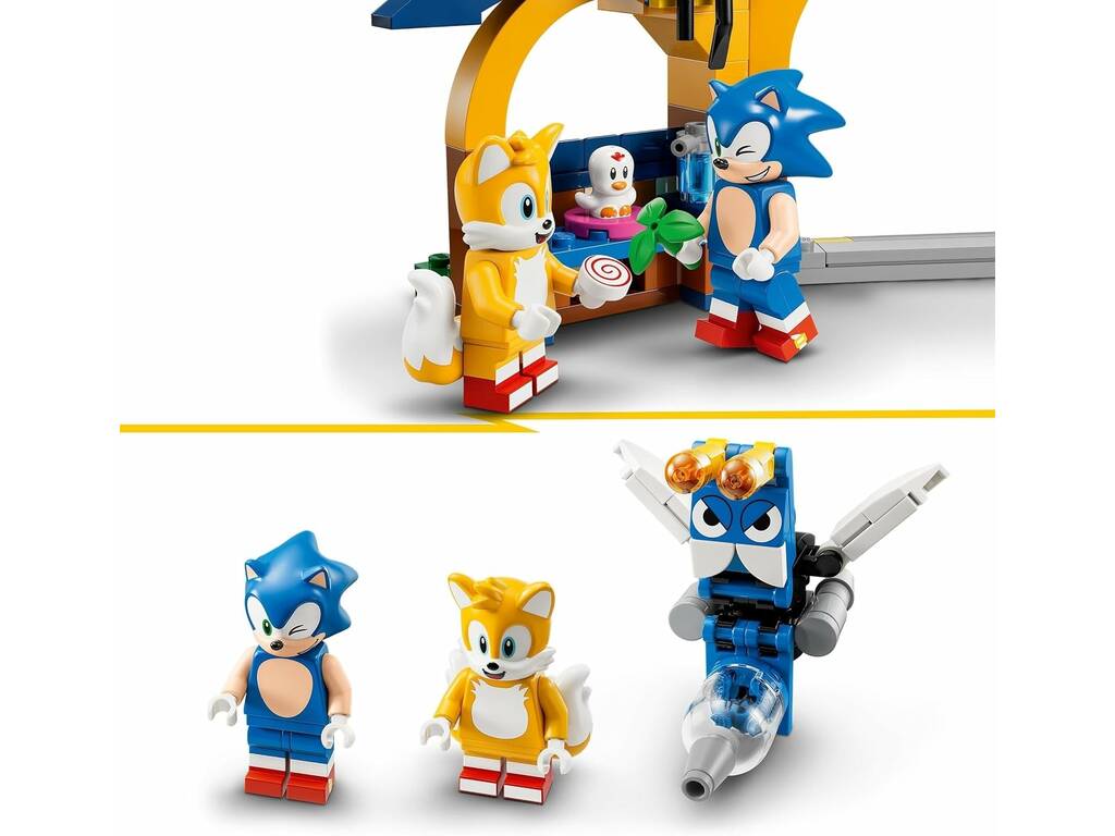 Lego Sonic the Hedgehog: officina di Tails e aereo Tornado 76991