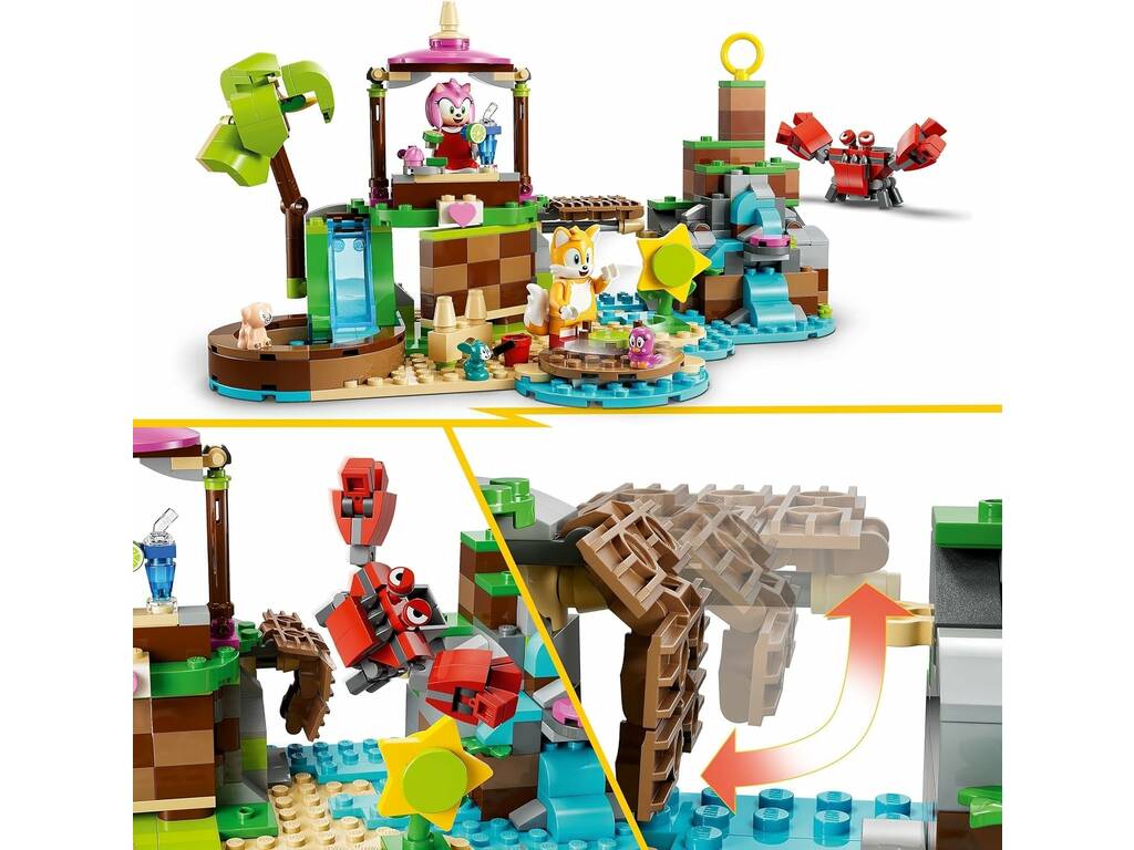 Lego Sonic the Hedgehog : L'île de sauvetage des animaux d'Amy 76992