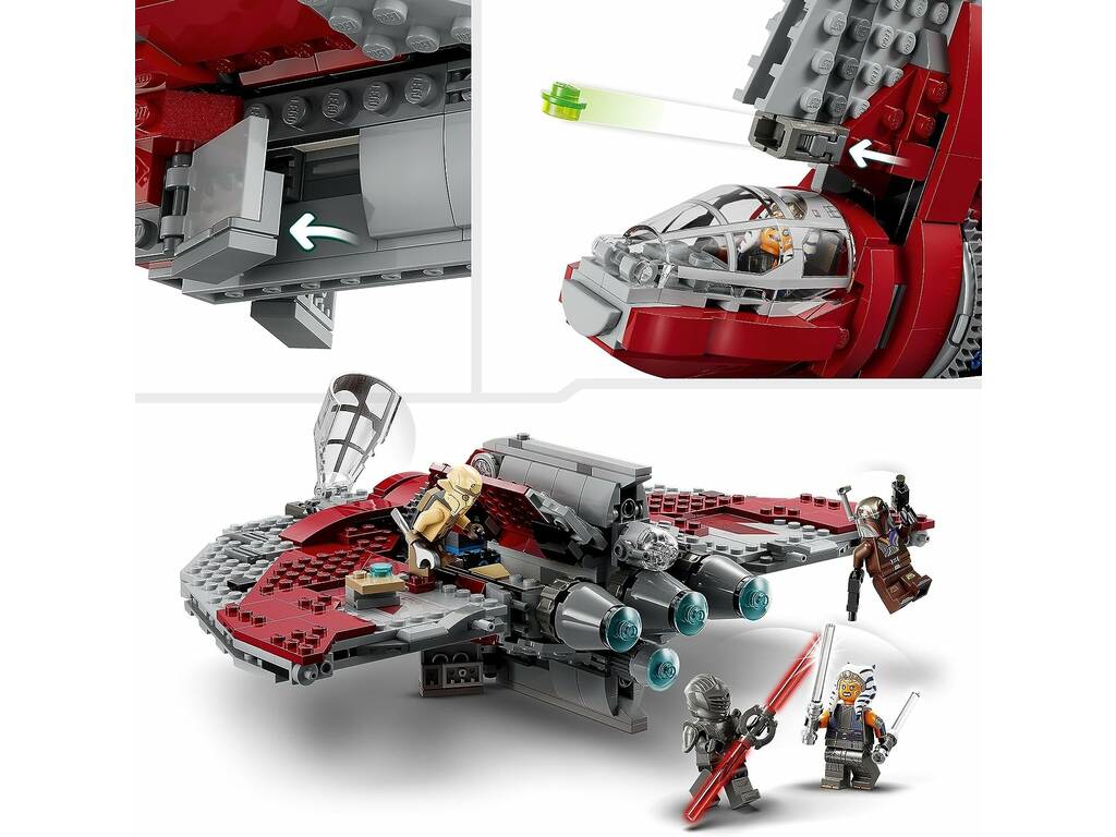 Lego Star Wars Navetta Jedi T-6 di Ahsoka Tano 75362