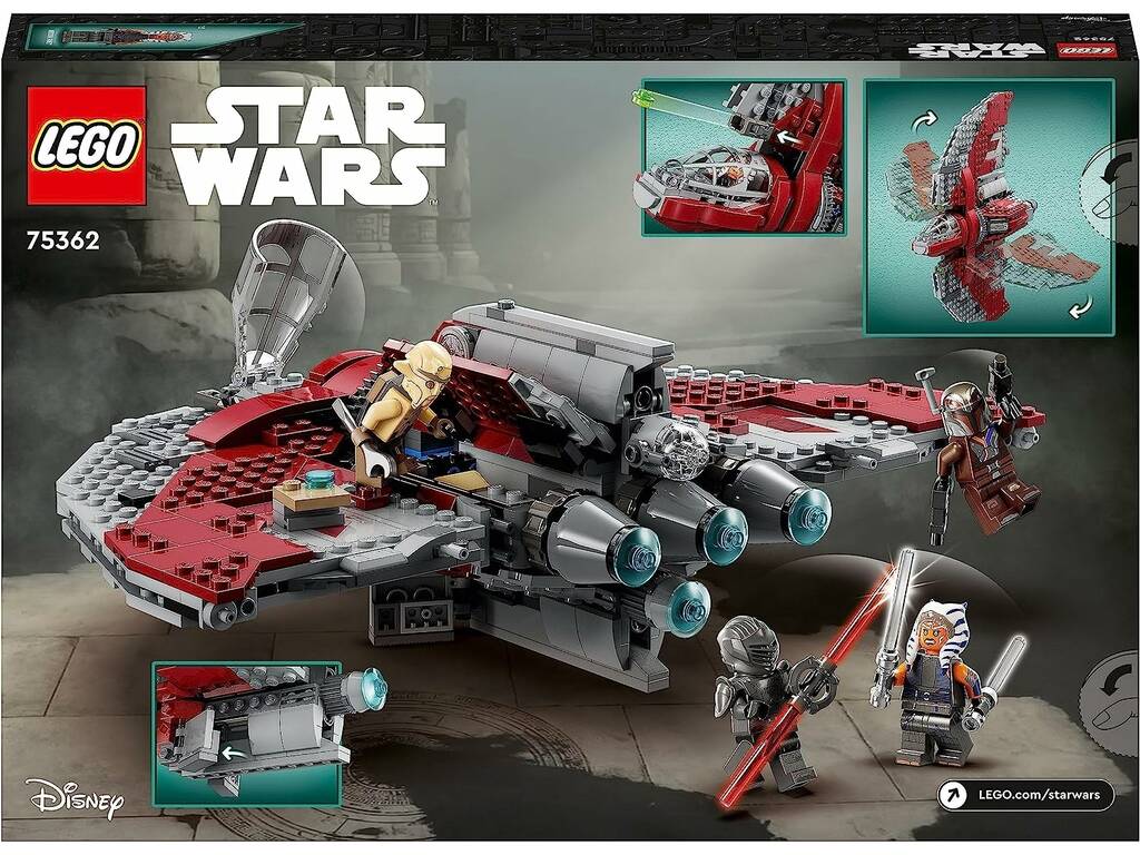 Lego Star Wars Navetta Jedi T-6 di Ahsoka Tano 75362