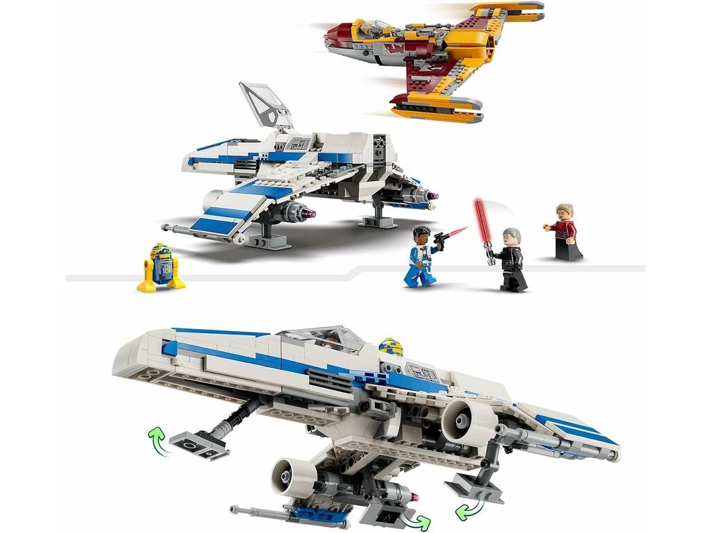 Lego Star Wars New Republic E-Wing vs. Shin Hati Starfighter 75364