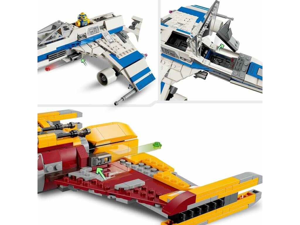 Lego Star Wars New Republic E-Wing vs. Shin Hati Starfighter 75364
