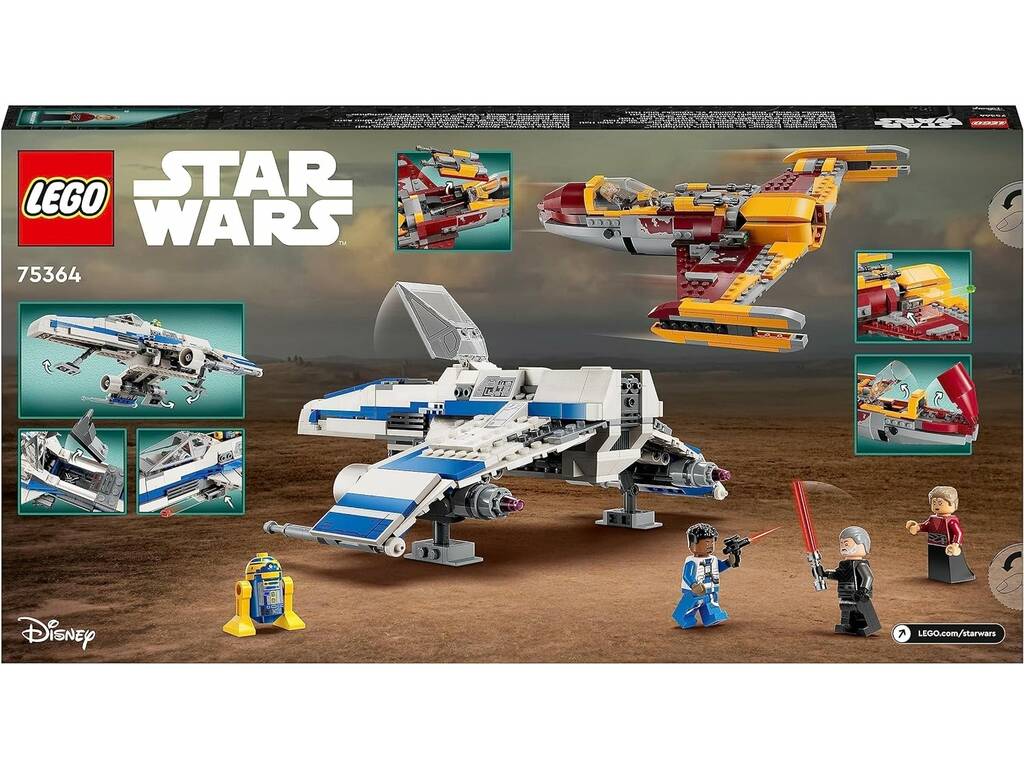 Lego Star Wars New Republic E-Wing vs. Shin Hati Starfighter 75364