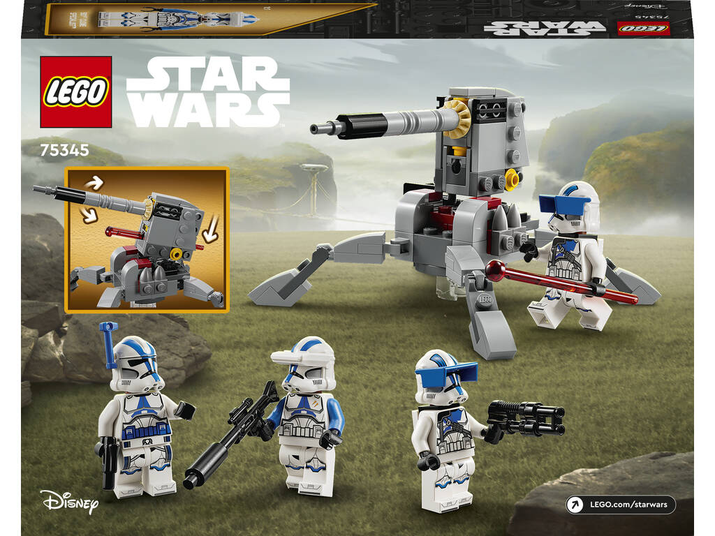 Lego Star Wars Clone Troopers Combat Pack 501 75345