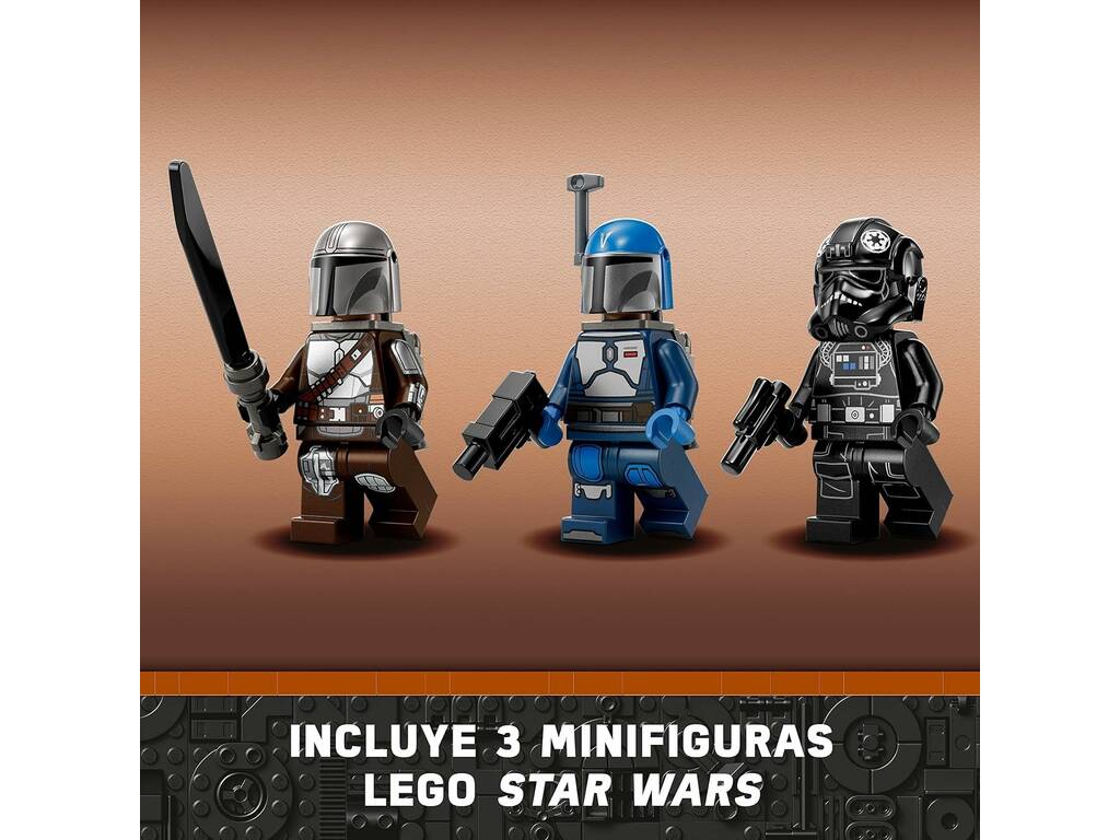 Lego Star Wars Caccia Zanna Mandaloriano vs. Intercettore TIE 75348