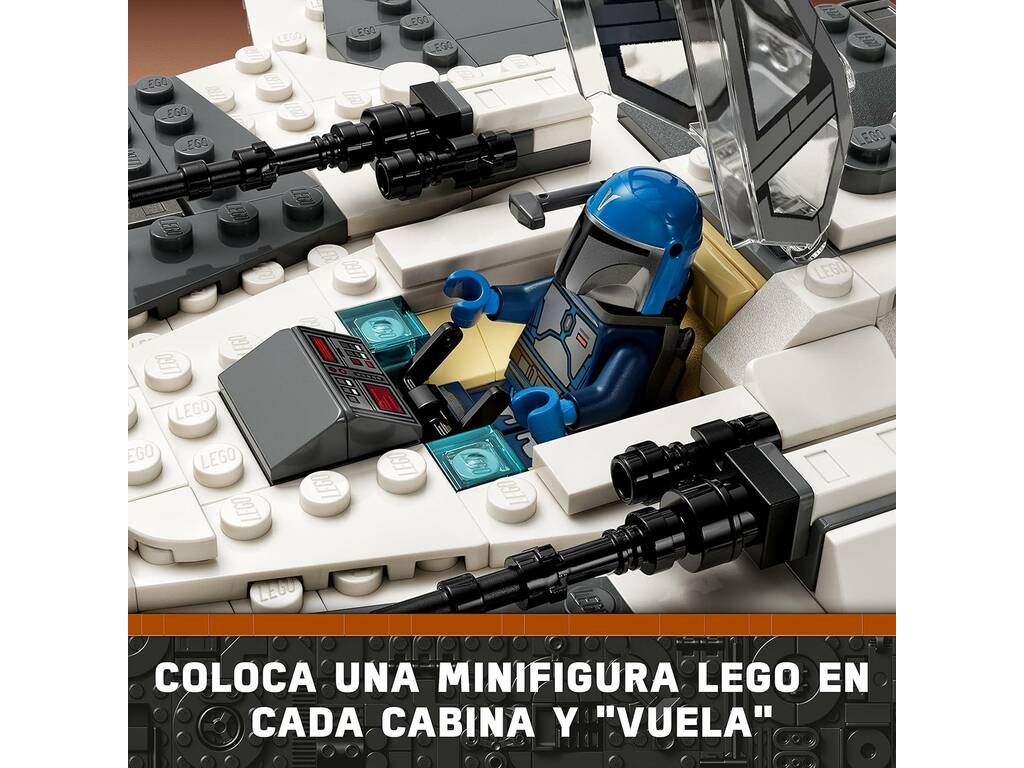 Lego Star Wars Caccia Zanna Mandaloriano vs. Intercettore TIE 75348