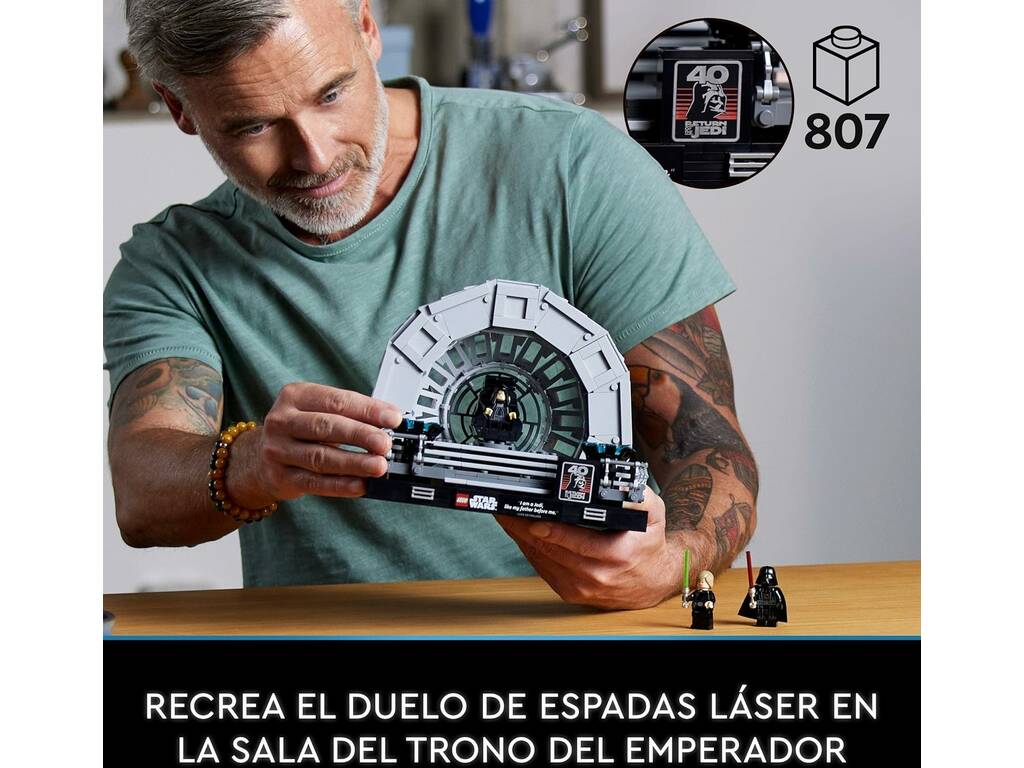 Diorama Lego Star Wars : Salle du Trône de l'Empereur 75352