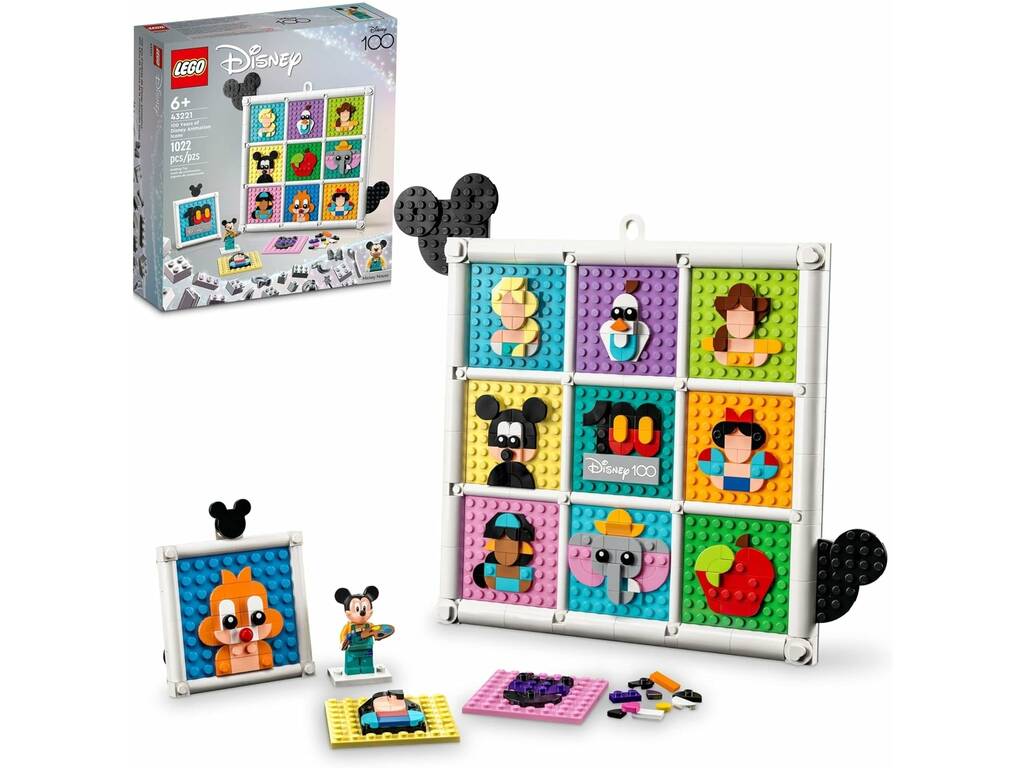Lego Disney 100 anni delle icone dell'animazione 43221