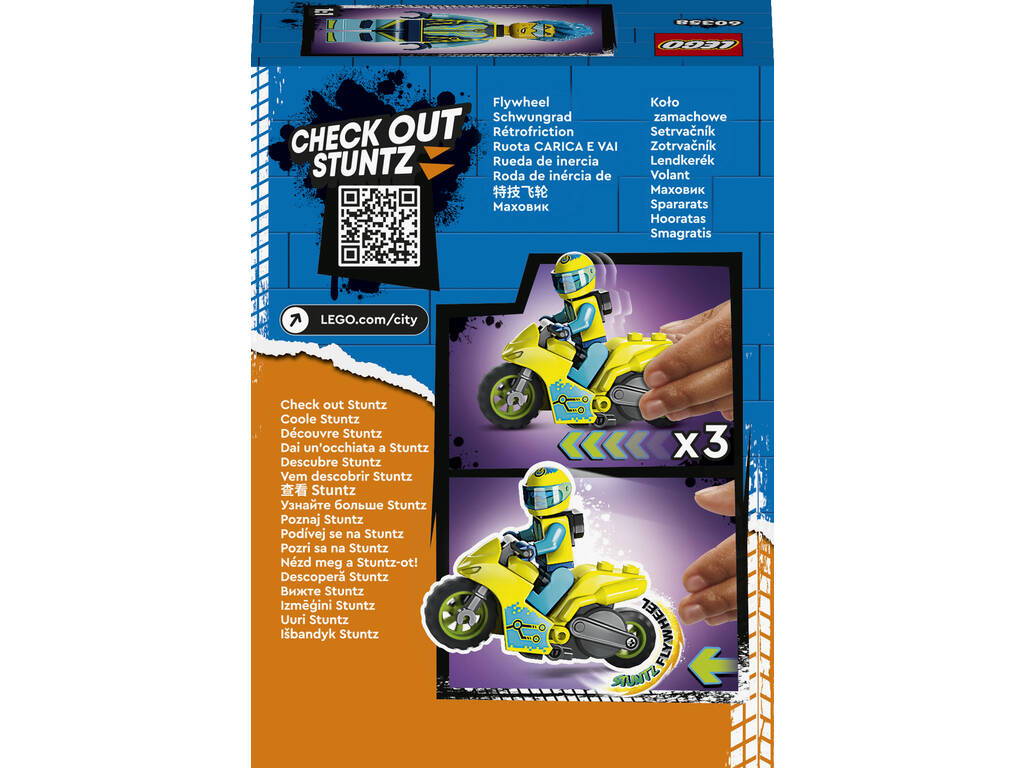 Lego City Stuntz Cybernaut Stunt Bike 60358