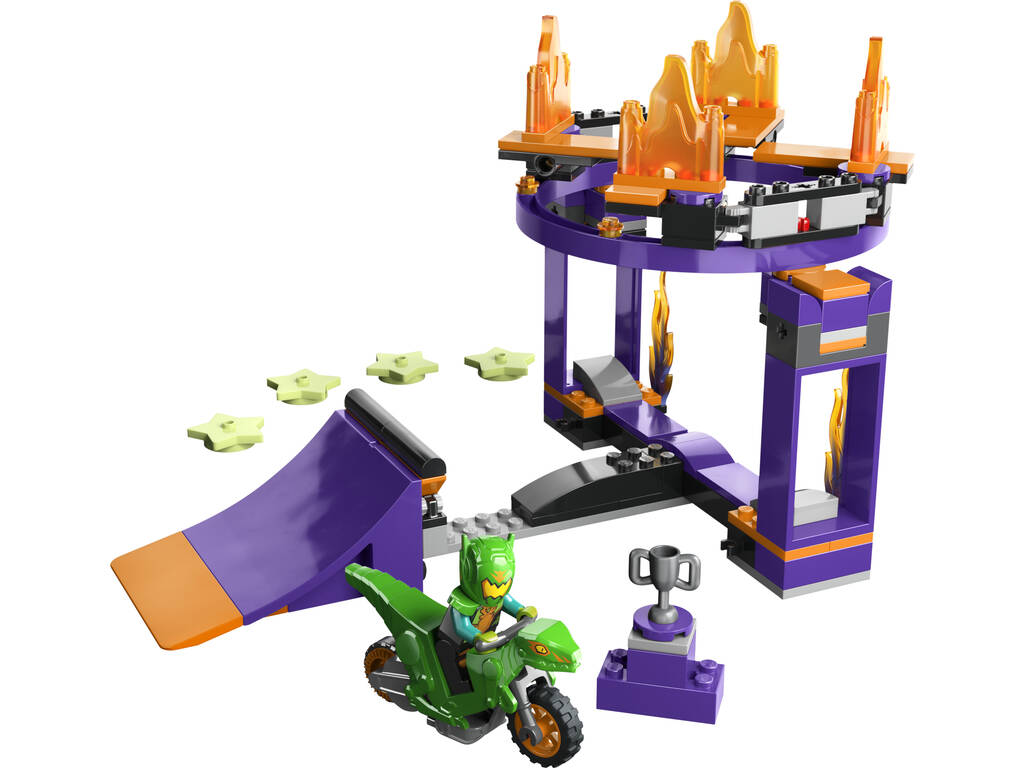 Lego City Stuntz Sfida acrobatica con rampa e anello 60359