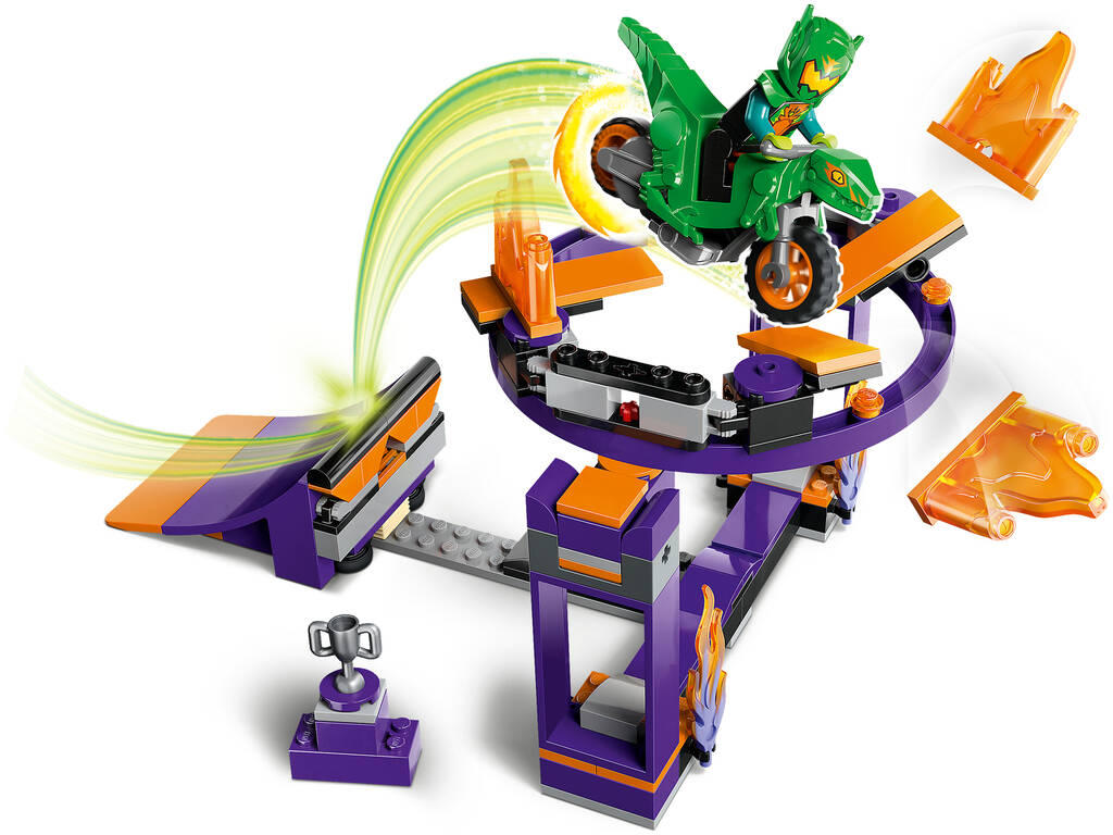 Lego City Stuntz Sfida acrobatica con rampa e anello 60359