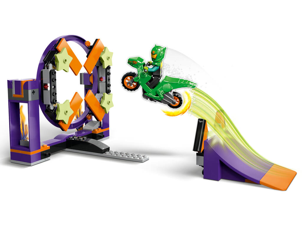 Lego City Stuntz Sfida acrobatica con rampa e anello 60359