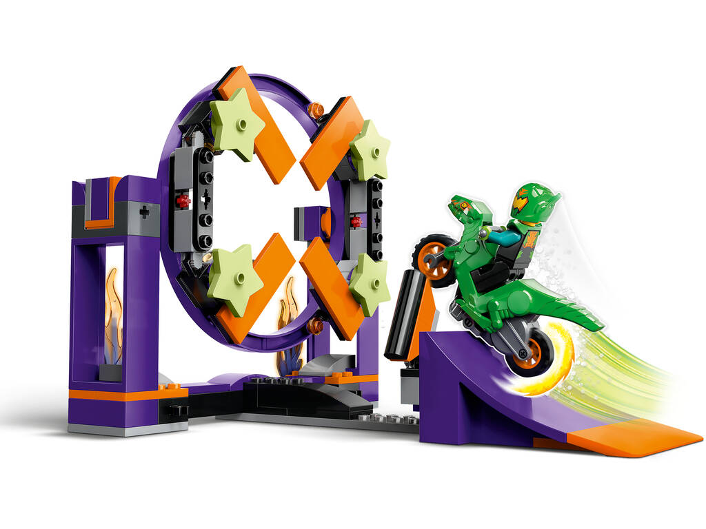 Lego City Stuntz Sfida acrobatica con rampa e anello 60359