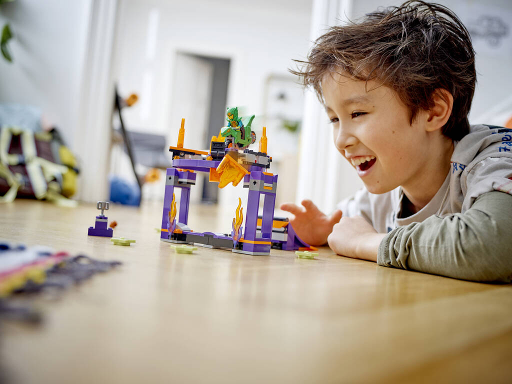 Lego City Stuntz Sfida acrobatica con rampa e anello 60359