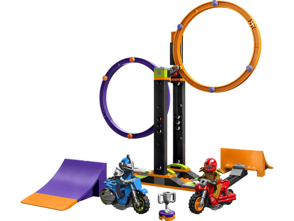 Anneaux rotatifs Lego City Stuntz Acrobatic Challenge 60360
