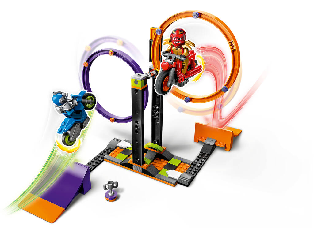 Anneaux rotatifs Lego City Stuntz Acrobatic Challenge 60360