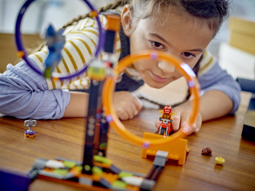Anneaux rotatifs Lego City Stuntz Acrobatic Challenge 60360