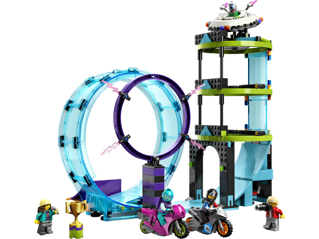 Lego City Stuntz Extreme Curl Stunt Challenge 60361