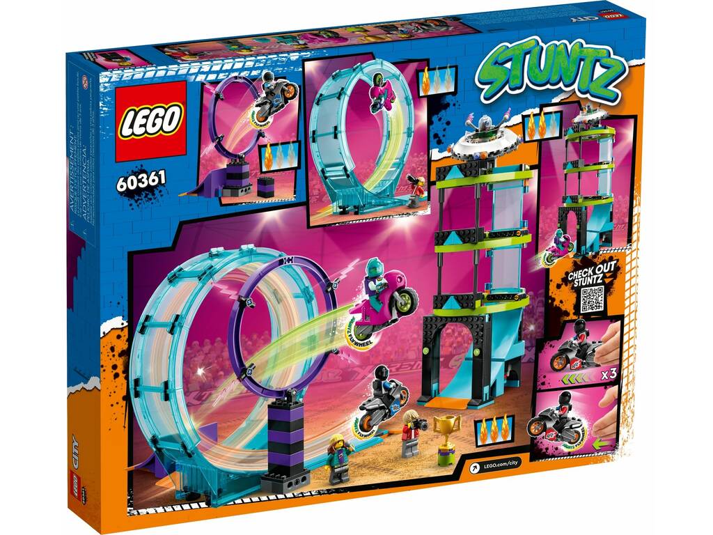 Lego City Stuntz Extreme Curl Stunt Challenge 60361