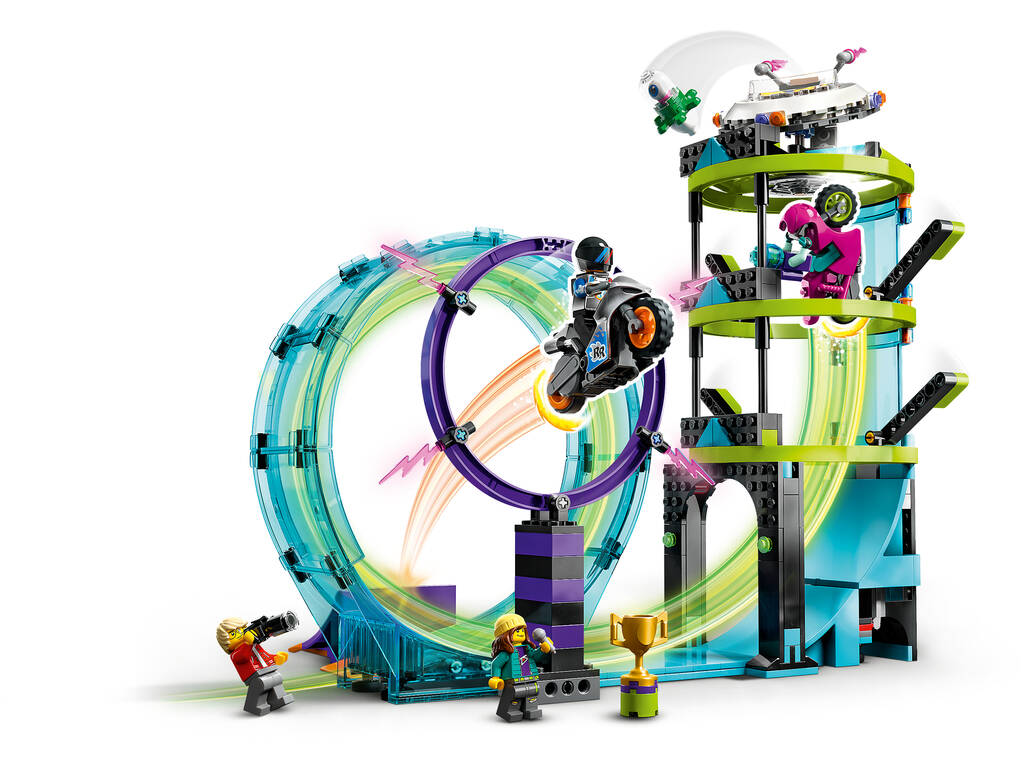 Lego City Stuntz Extreme Curl Stunt Challenge 60361