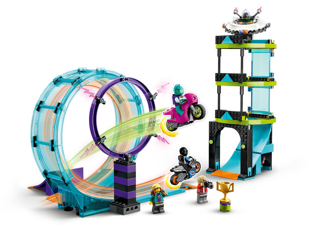 Lego City Stuntz Extreme Curl Stunt Challenge 60361