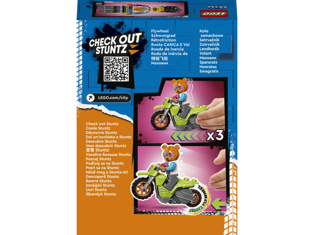 Lego City Stuntz Vélo cascadeur Bear 60356
