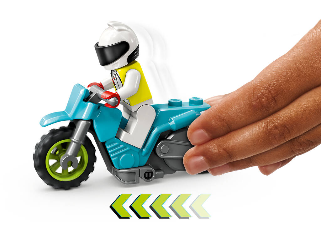 Lego City Stuntz Sfida acrobatica con camion e anello di fuoco 60357