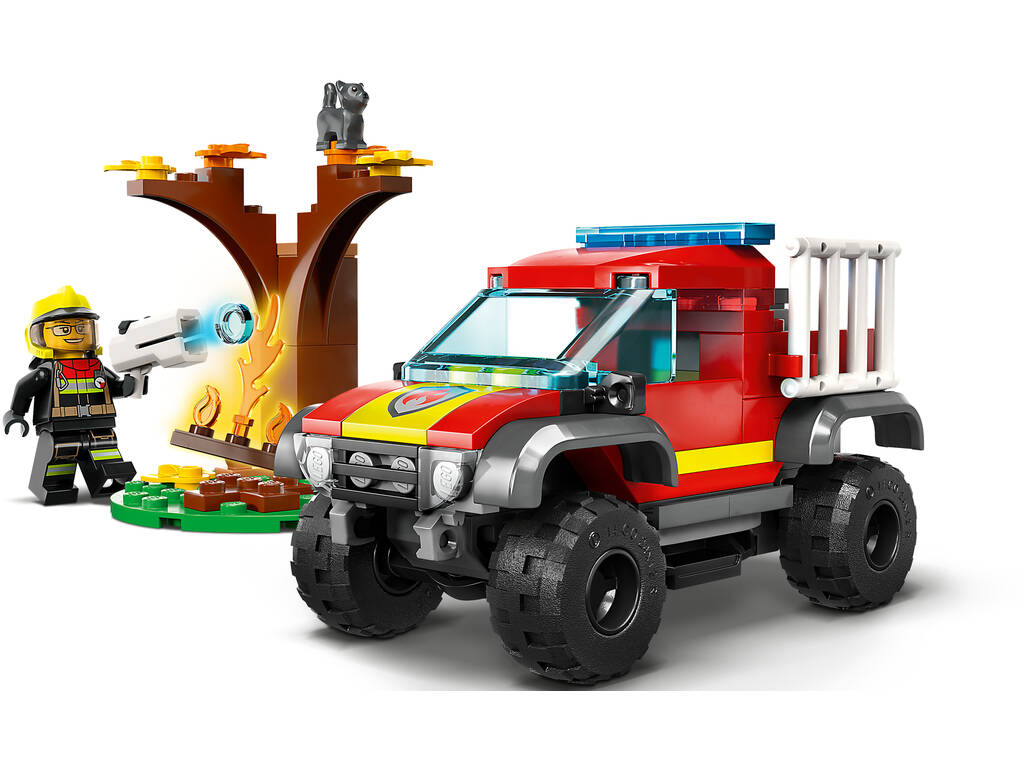 Lego City Fire Truck Fire Truck Rescue 4x4 60393