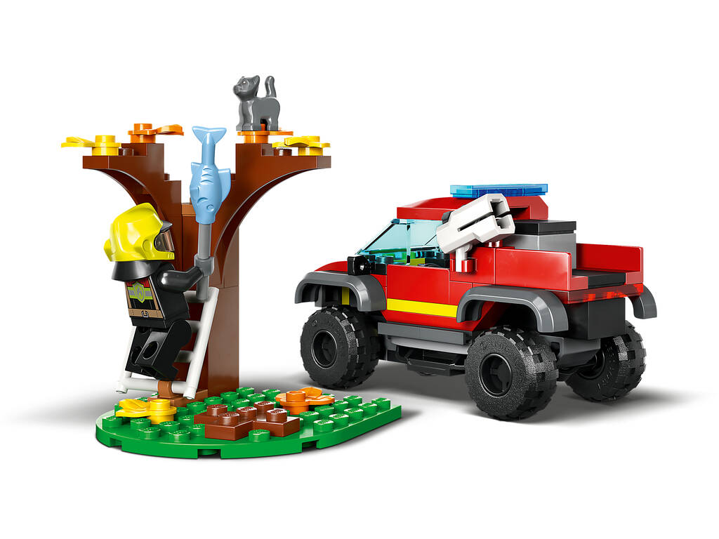 Lego City Fire Truck Fire Truck Rescue 4x4 60393