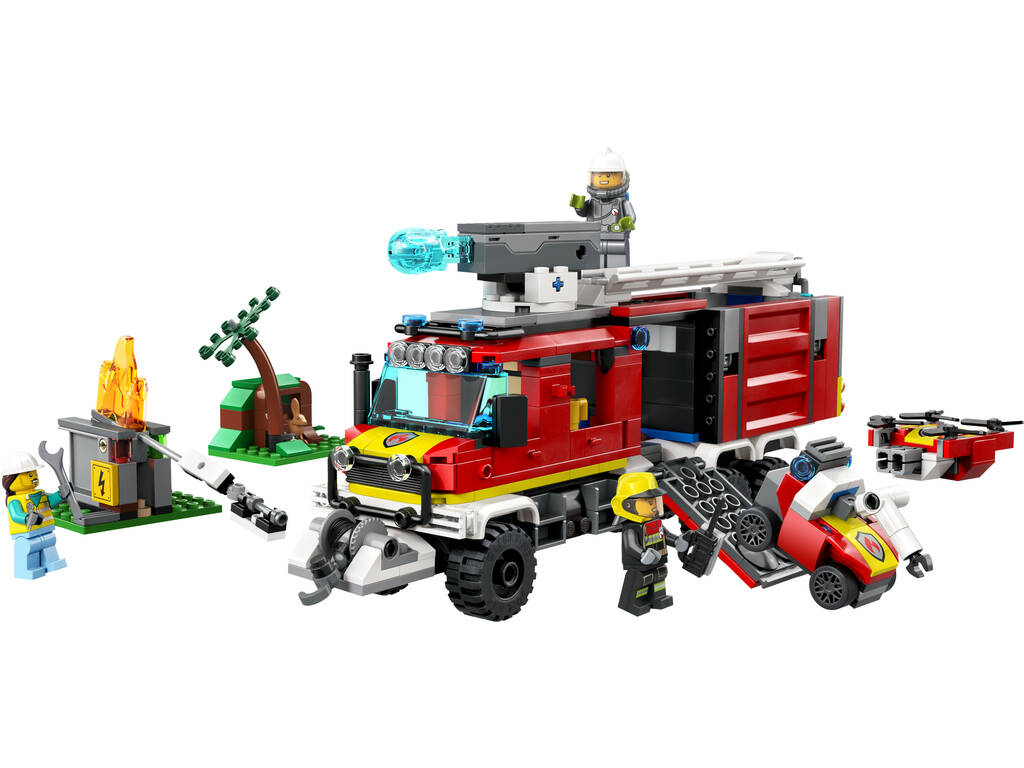 Lego City Fire Unidade Móvel de Controlo de Incêndios 60374