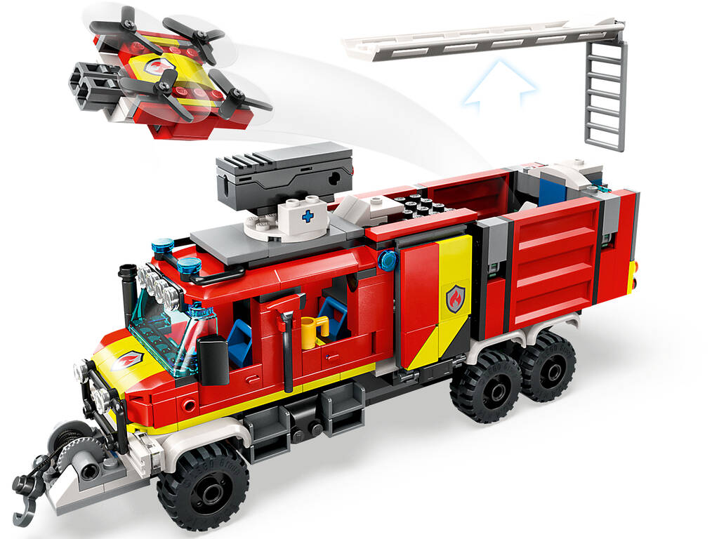 Lego City Fire Unidade Móvel de Controlo de Incêndios 60374