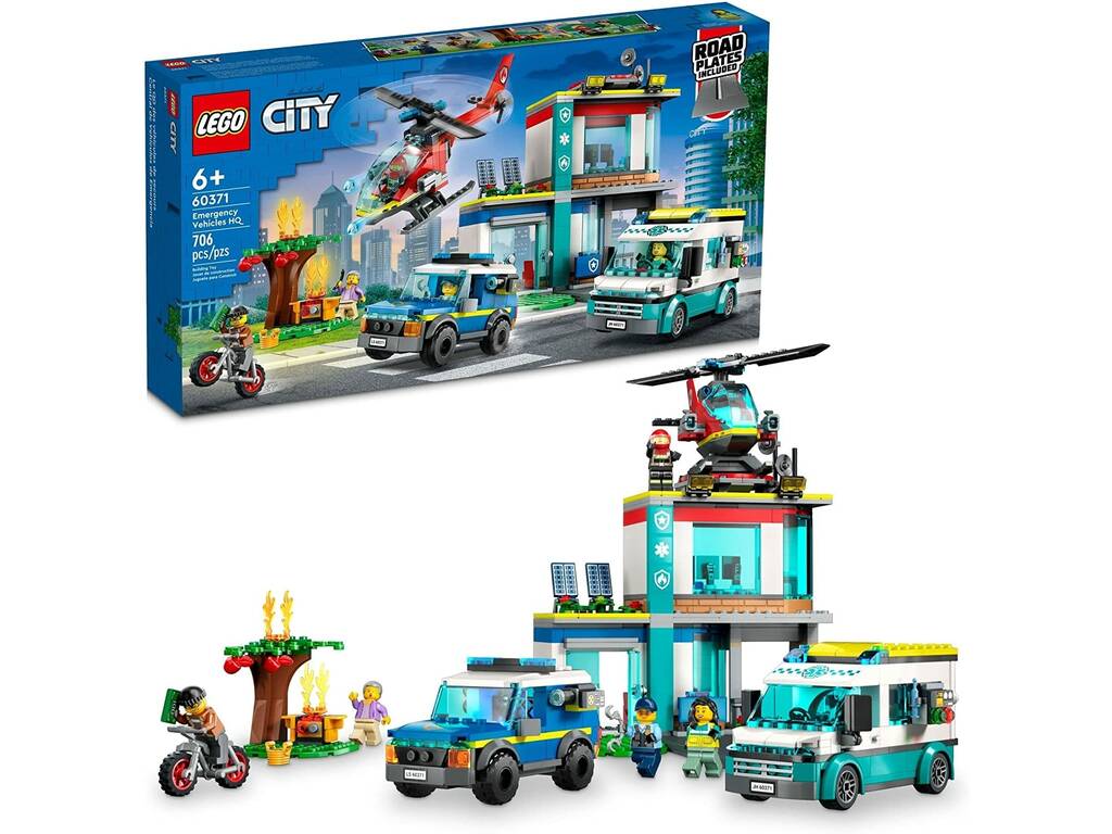Lego City Police Centro veicoli d'emergenza 60371
