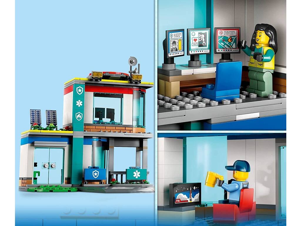 Lego City Police Centro veicoli d'emergenza 60371
