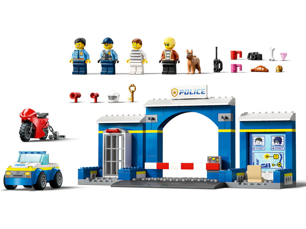 Lego City Police Persecución en la Comisaría de Policía 60370