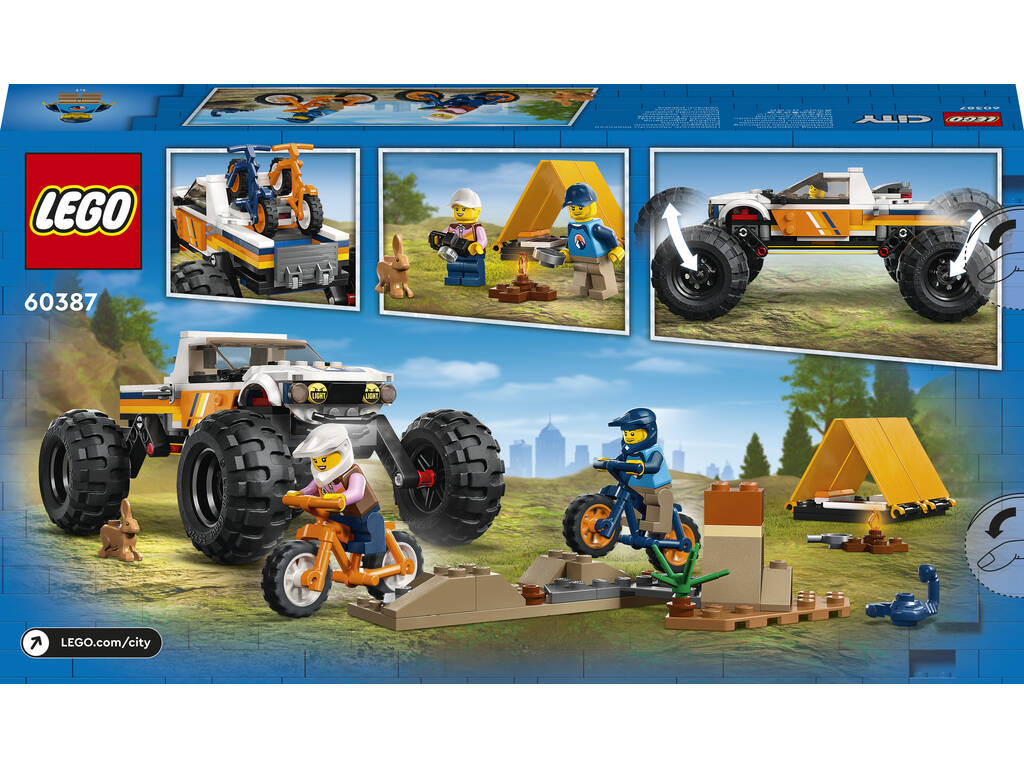 Lego City Vehicles Veicolo fuoristrada 4x4 Avventuriero 60387